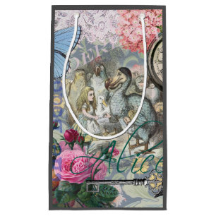Alice Classic Wonderland Dodo Tenniel Art Small Gift Bag
