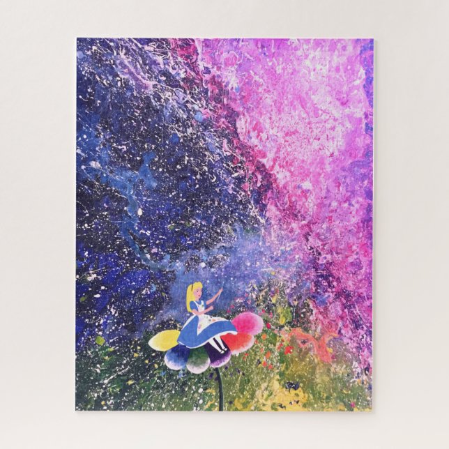Alice Creating Her Own Wonderland -Jigsaw Puzzle (Vertical)
