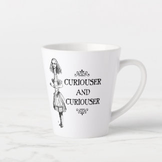 Alice - Curious and Curiouser Latte Mug