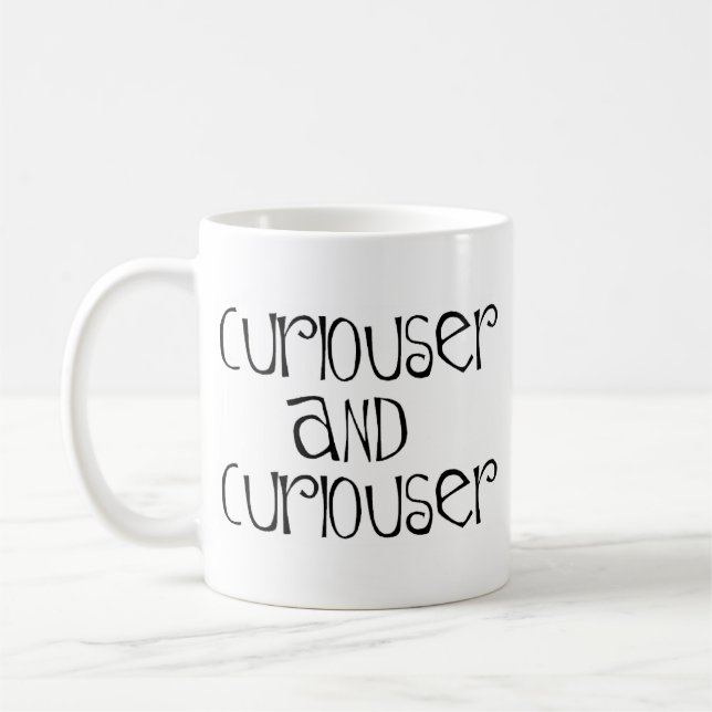 alice curiouser coffee mug (Left)