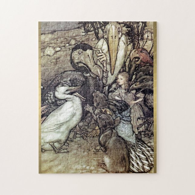 Alice, Dodo and Friends Jigsaw Puzzle (Vertical)