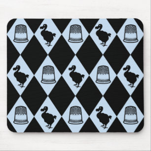 Alice Dodo and Thimble Pattern Mouse Mat