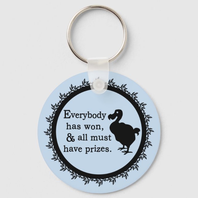 Alice Dodo Everybody Has Won Key Ring (Front)
