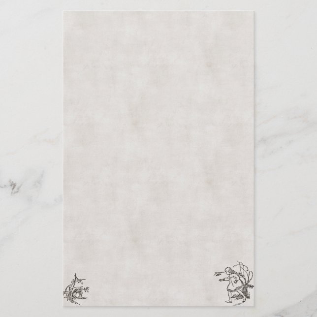 Alice Down The Rabbit Hole Stationery (Front)