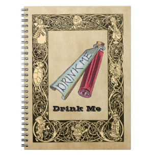 Alice - Drink Me  1865 Notebook