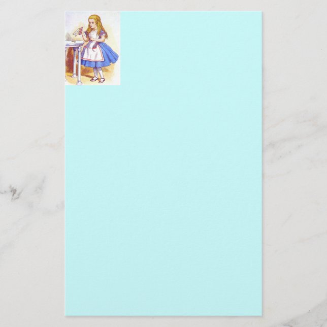 Alice Drinks Colour Stationery (Front)