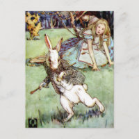 Alice Encounters a Rabbit Distraction