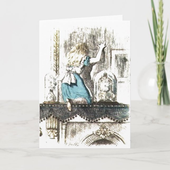 Alice Entering Wonderland Card (Front)