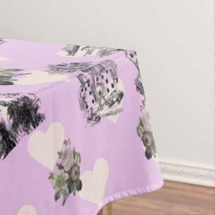 Alice im Wunderland - Alice in Wonderland Hearts Tablecloth