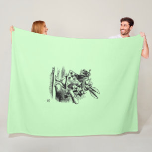 Alice im Wunderland - Alice in Wonderland pastel Fleece Blanket