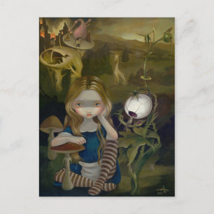 "Alice in a Bosch Landscape" Postcard