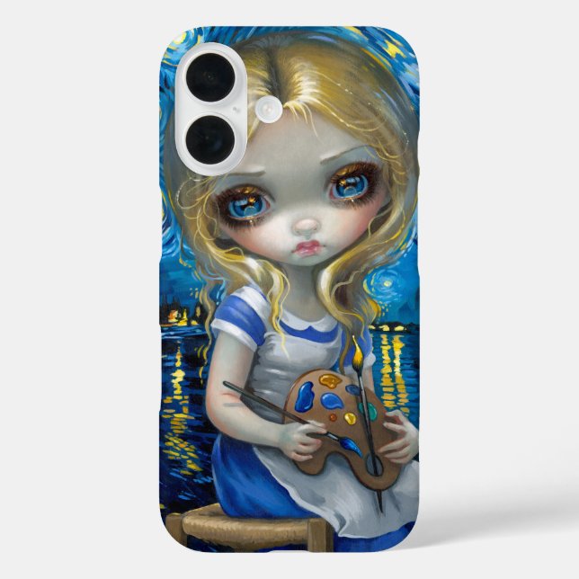 Alice in a Van Gogh Nocturne Case-Mate iPhone Case (Back)