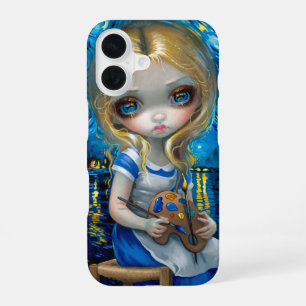 Alice in a Van Gogh Nocturne iPhone 16 Case