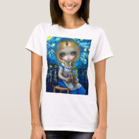 "Alice in a Van Gogh Nocturne"