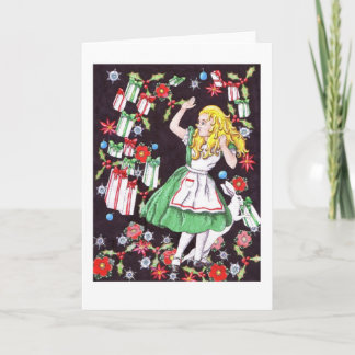"Alice in Holiday Hell" card