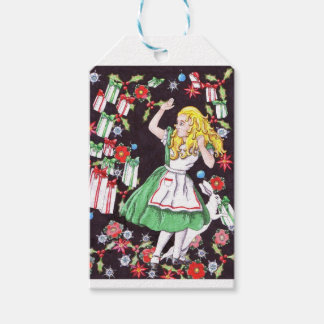 "Alice in Holiday Hell" gift tags