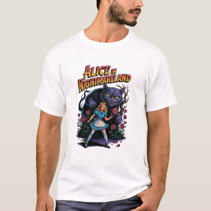 Alice in Nightmareland – Dark Cartoon T-Shirt