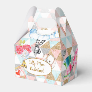 Alice in Onederland Birthday Favour Box