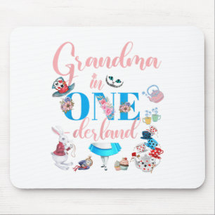 Alice In Onederland Family Grandma Of The Birthday Mouse Mat