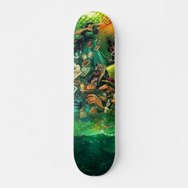 Alice in Skateland Skateboard (Front)