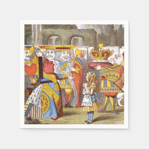 Alice in the Queen's Courtyard 2 Napkin