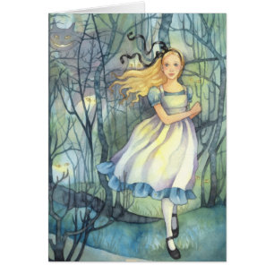 Alice in the Tulgey Wood - Wonderland Card