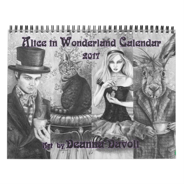 Alice in Wonderland 2017 Calendar Fairy Tale (Cover)