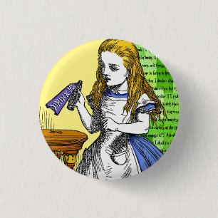 Alice in Wonderland 3 Cm Round Badge