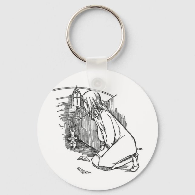 Alice in Wonderland 4 Key Ring (Front)