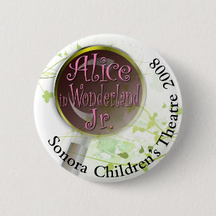 Alice in Wonderland 6 Cm Round Badge
