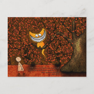 Alice in Wonderland - A Cheshire Cat Postcard
