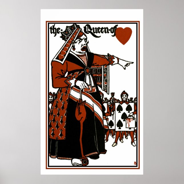 Alice In Wonderland; A Play. Queen of Hearts Poster (Front)