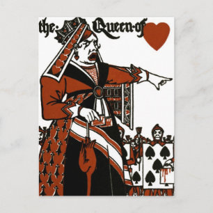 Alice In Wonderland; A Play. The Queen of Hearts Postcard