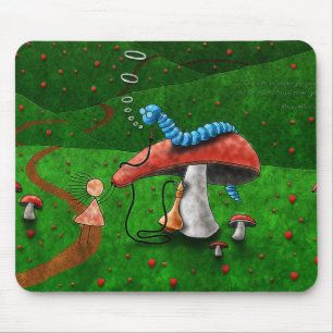 Alice in Wonderland - Advice From A Caterpillar Mouse Mat
