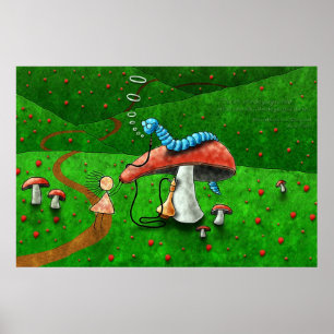 Alice in Wonderland - Advice From A Caterpillar Poster