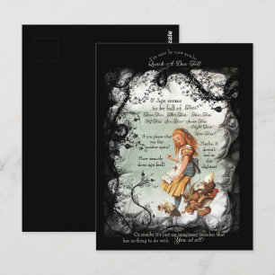 Alice In Wonderland Age Teas Walrus Postcard