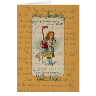 Alice in Wonderland: Alice and the Flamingo