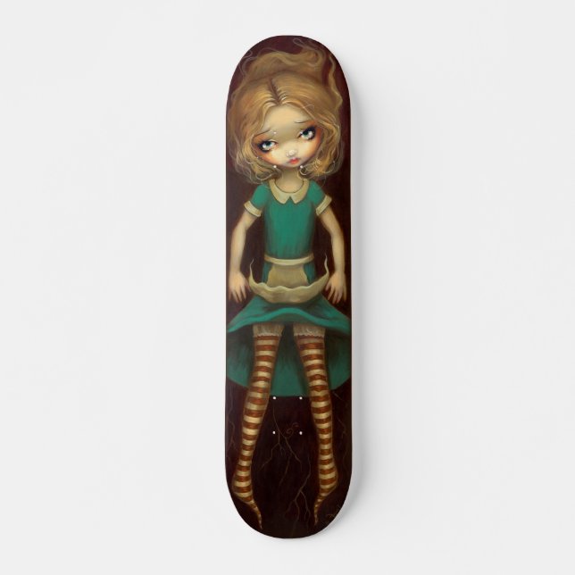 Alice in Wonderland:  Alice Descending Skateboard (Front)