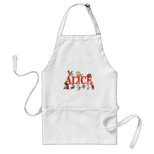 Alice In Wonderland And Friends. Standard Apron