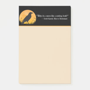 Alice in wonderland and Raven Post-it Notes