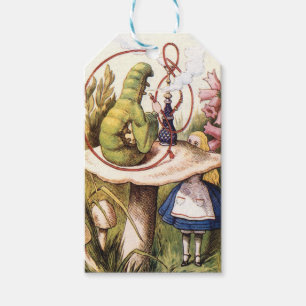 Alice in Wonderland and the Caterpillar Gift Tags