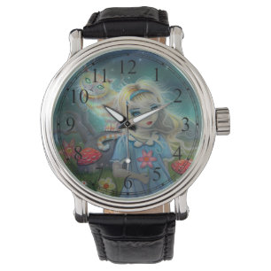Alice in Wonderland and the Cheshire Cat Art Watch