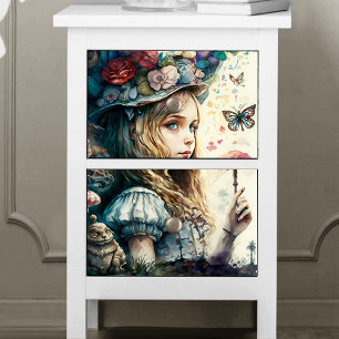 Alice in Wonderland and the Magic Mushrooms Tissue Paper