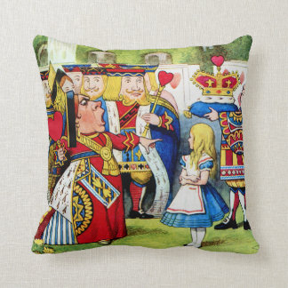 Alice in Wonderland and the Queen of Hearts Cushion