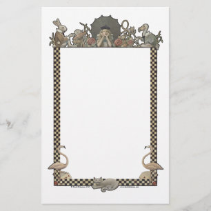 Alice In Wonderland Art Stationery, David Delamare Stationery
