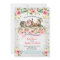 Alice in Wonderland baby girl shower invitation