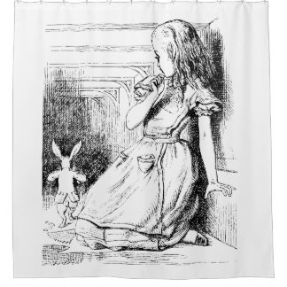 Alice In Wonderland - Big Alice Shower Curtain