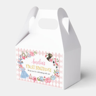 Alice in Wonderland Birthday Favour Box