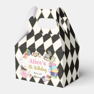 Alice in Wonderland Birthday  Favour Box
