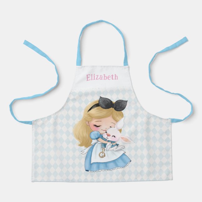 Alice in Wonderland Birthday Gift Apron (Front)